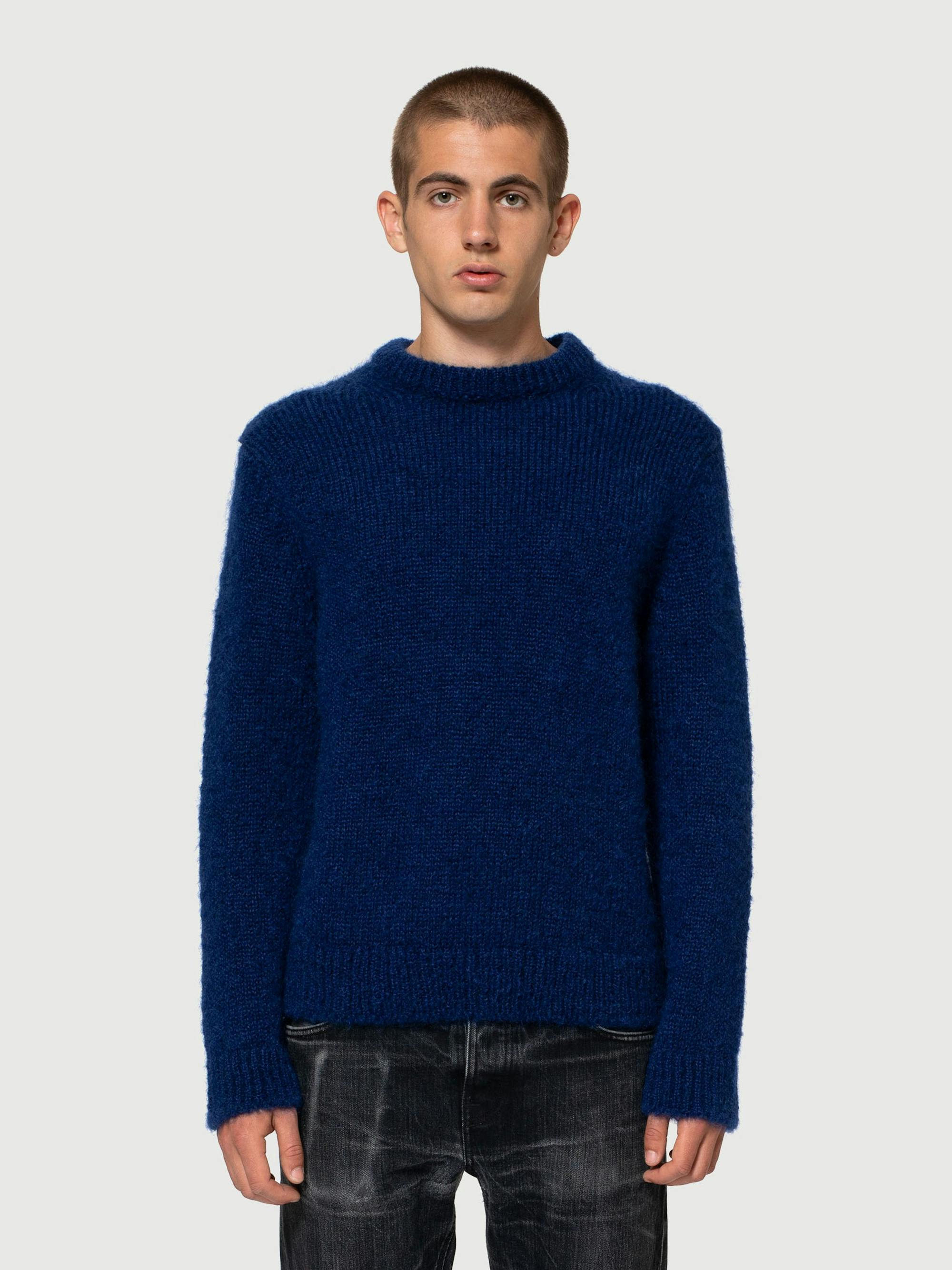August Sweater Mohair Blue