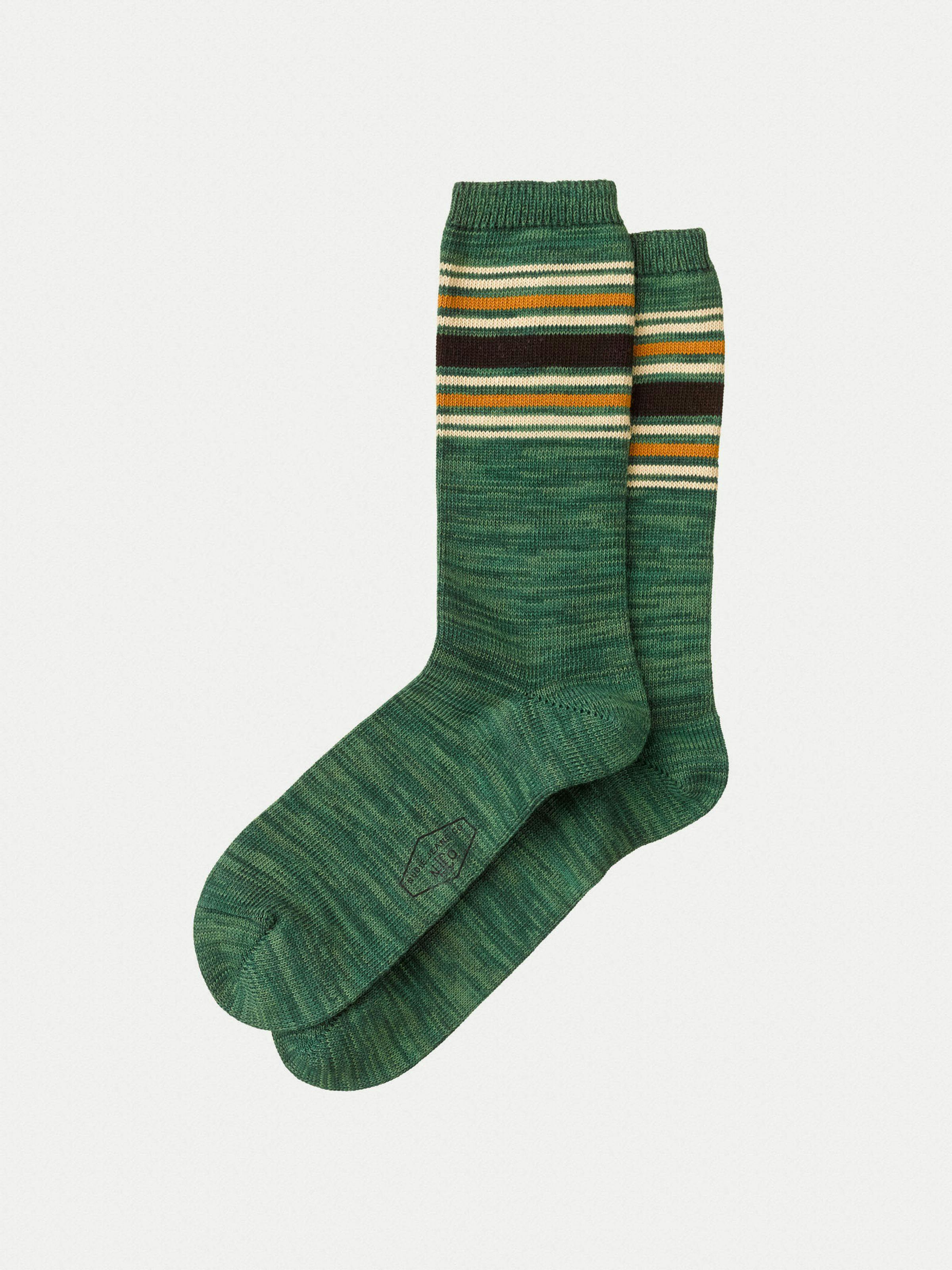Rasmusson Striped Socks Pistaccio